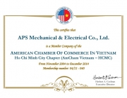 APS VINH DỰ ĐƯỢC CẤP CHỨNG NHẬN THÀNH VIÊN 10 NĂM CỦA PHÒNG THƯƠNG MẠI HOA KỲ TẠI VIỆT NAM (AMCHAM)